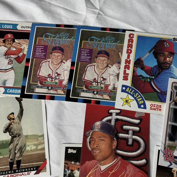 St. Louis Cardinals 40 Card Lot NM HOF Chrome Refractors 2021 Molina O’Neill RC - Picture 8 of 12